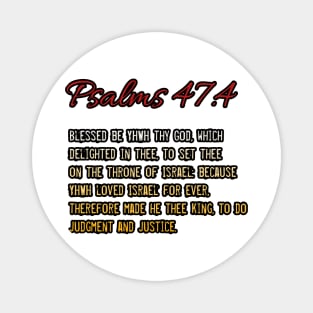 Psalms 47:4 Magnet